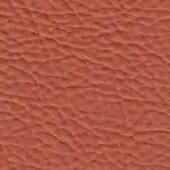 Reddish-brown leather texture with dense, embossed undulating pattern; matte finish, pebble-grain appearance, terracotta hue, irregular ridges.